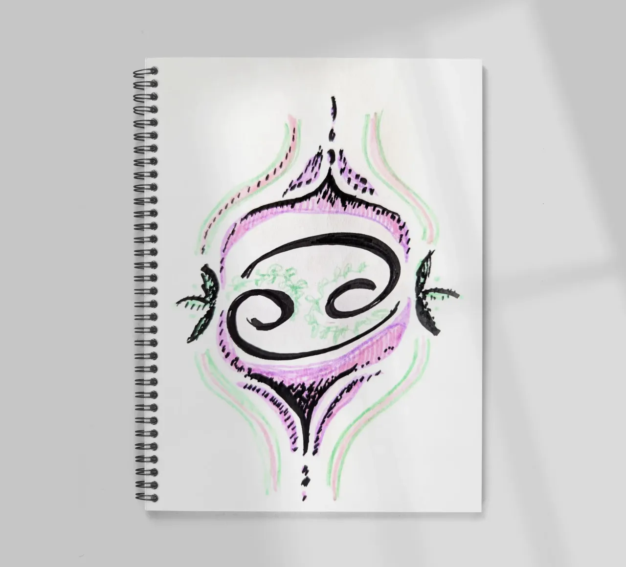 Zodiac 1 spiral notebook by sum2proveDesign