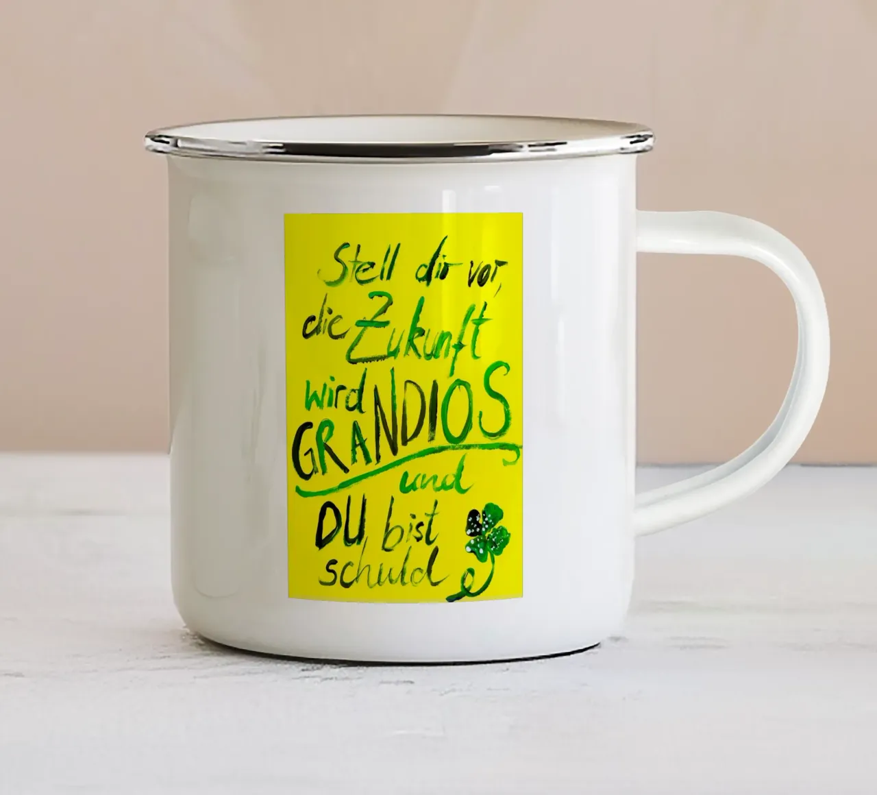 Grandiose Zukunft tazza in smalto da sum2proveDesign