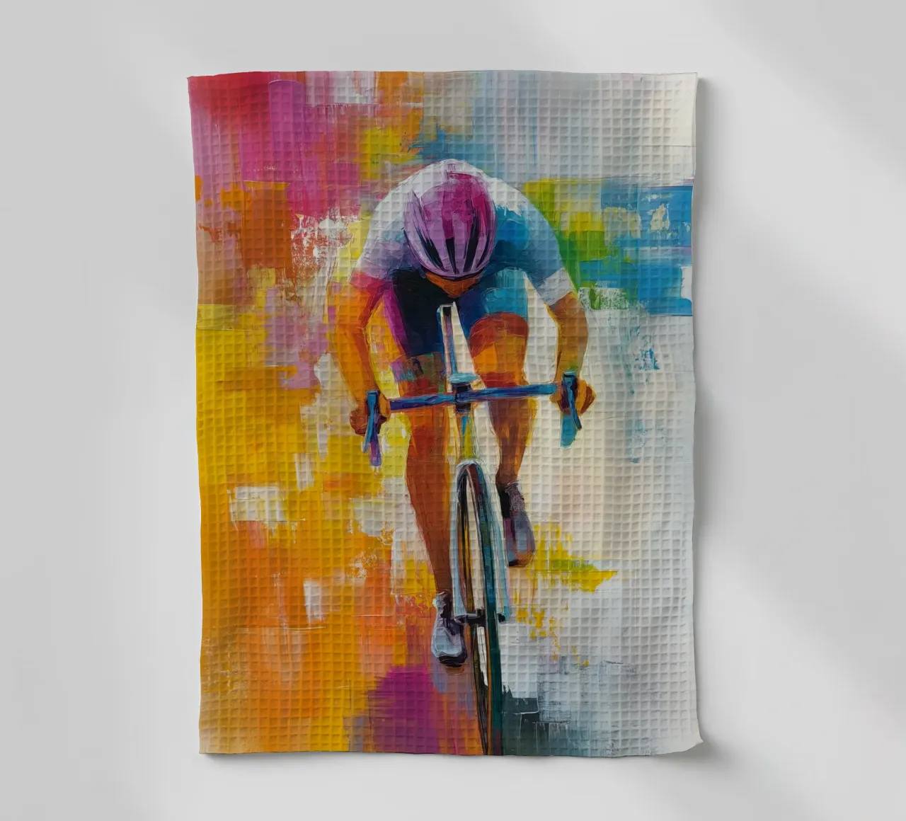 Tour de france tea towel by Pictura