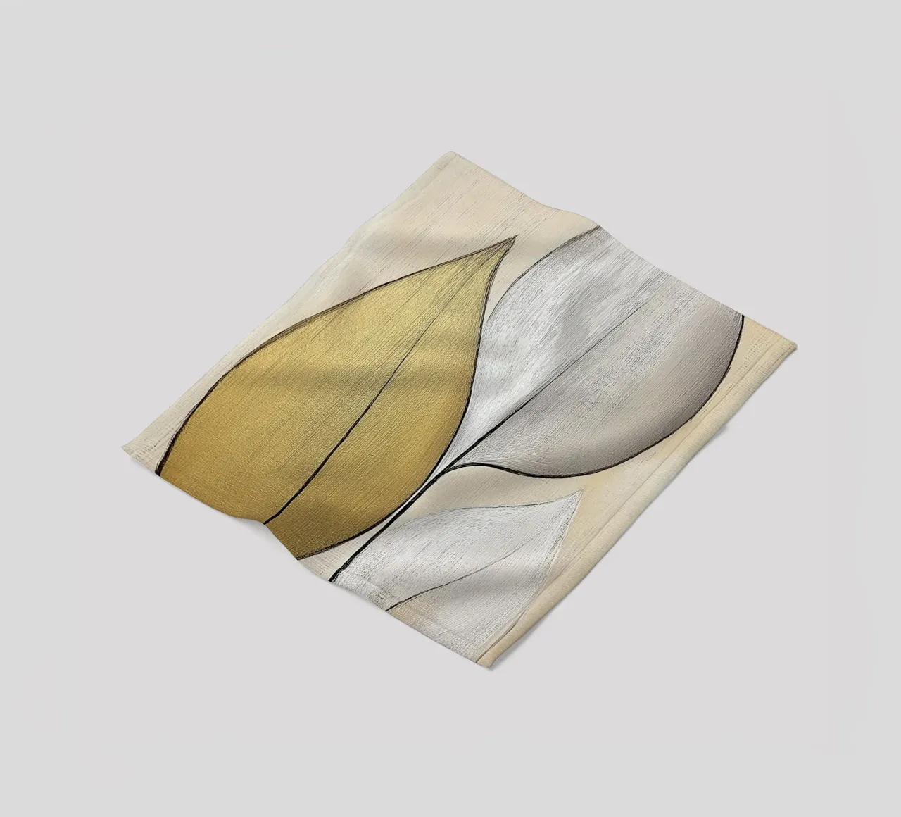 Bloemblad abstract coperta in pile da Pictura