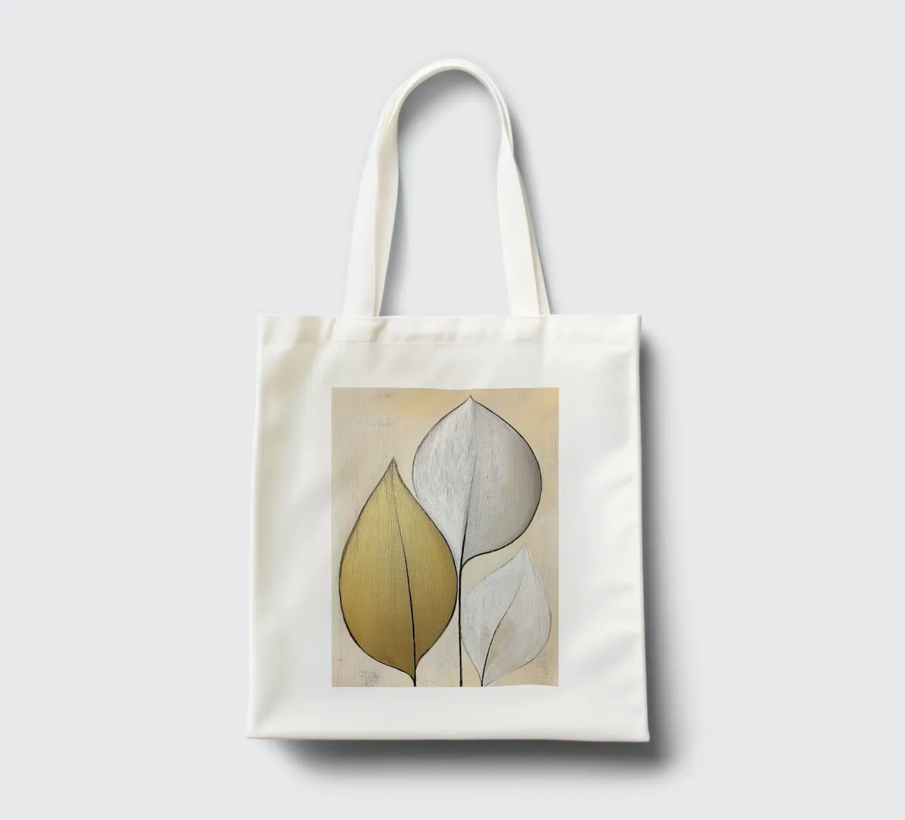 Bloemblad abstract borsa in juta da Pictura