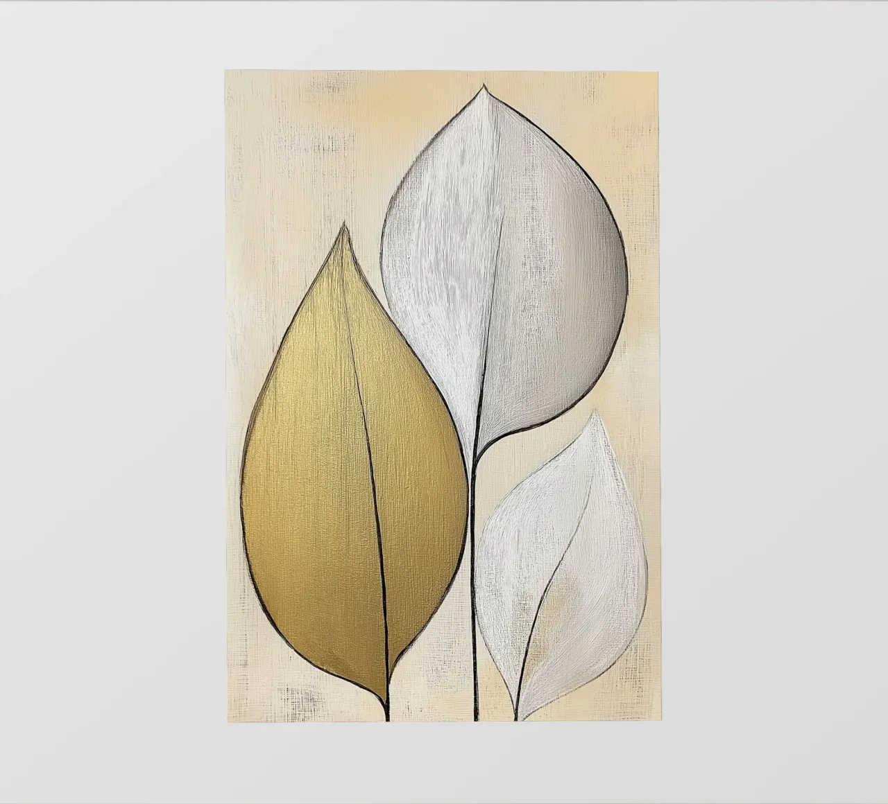 Bloemblad abstract telo in pvc da Pictura