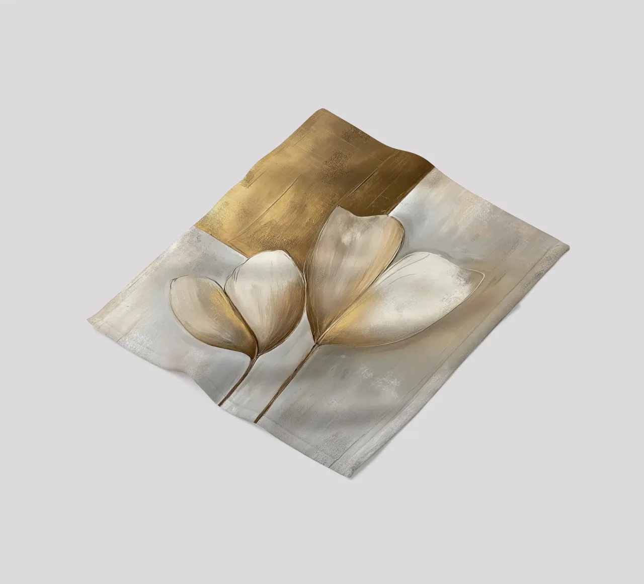 Fiori astratti coperta in pile da Pictura