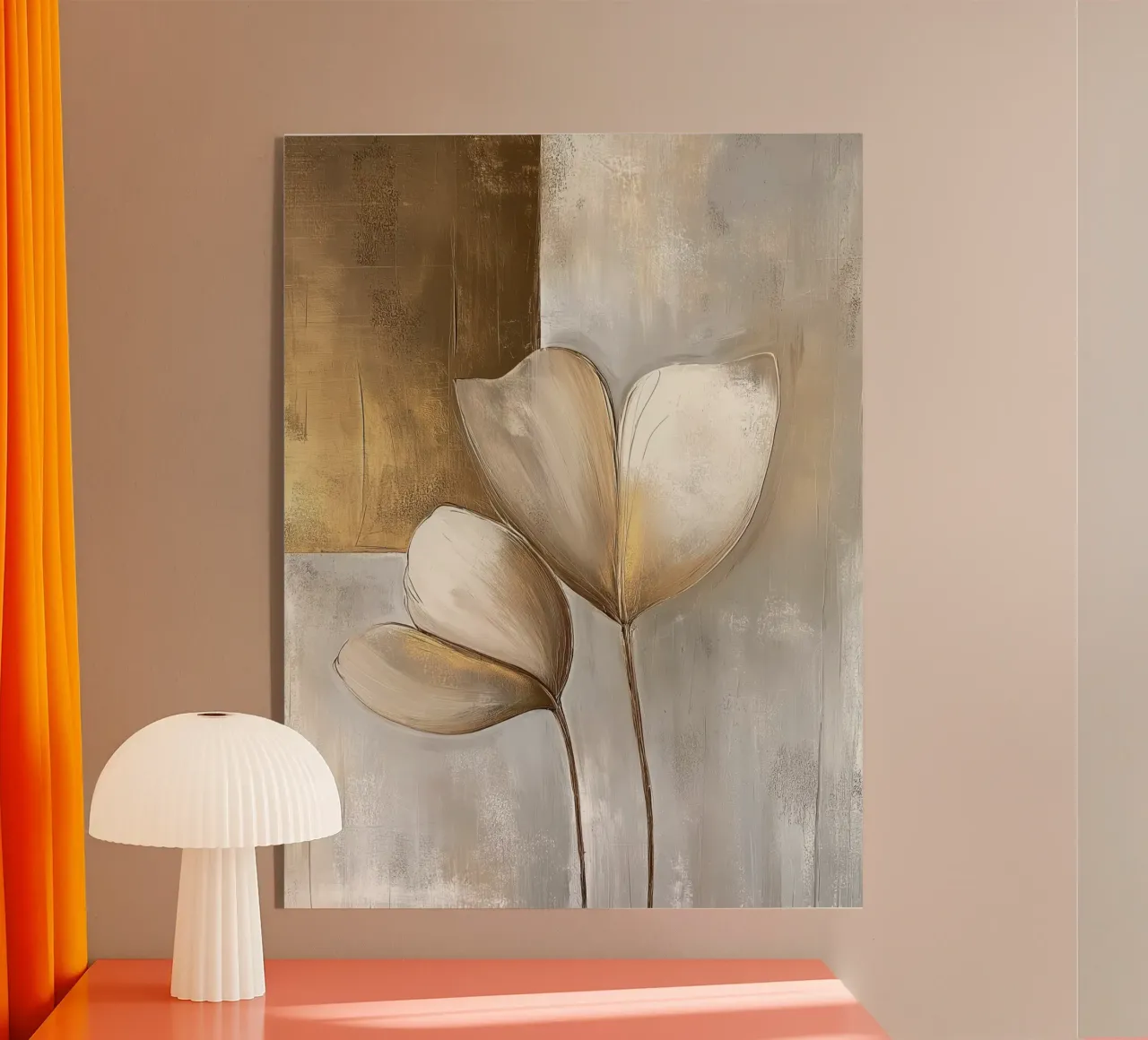 Fiori astratti plexiglass da Pictura
