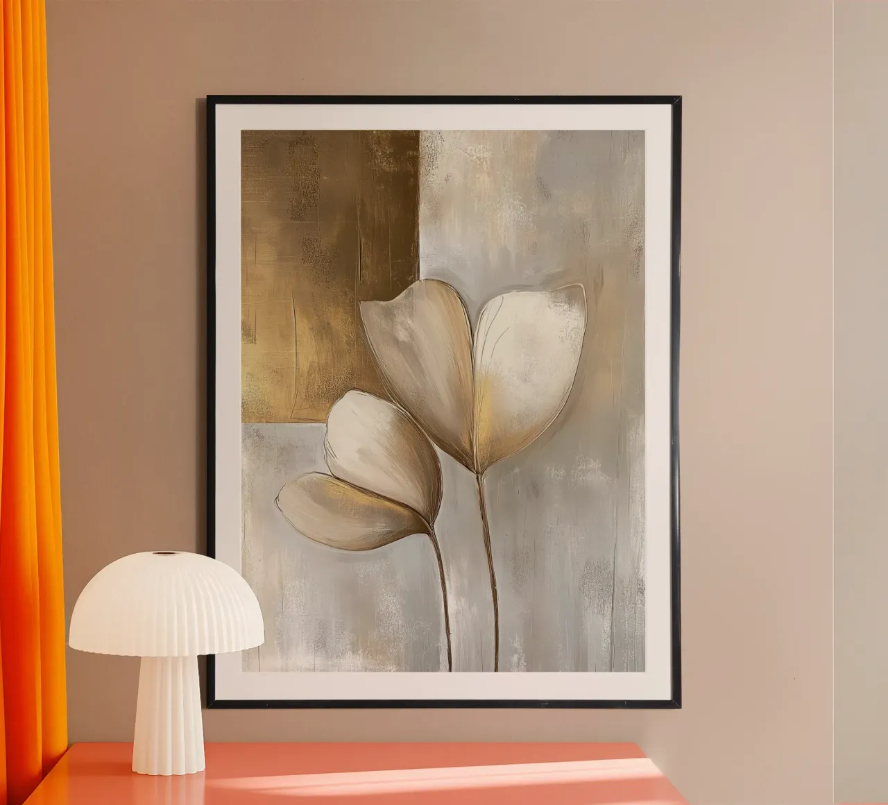 Fiori astratti poster da Pictura
