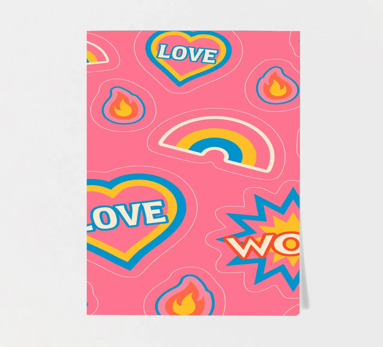 Retro feelings stickervel van Sticker King