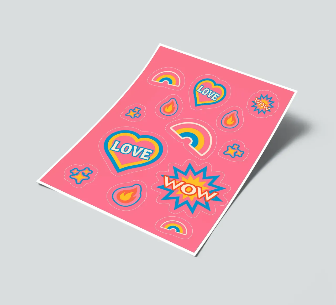 Retro feelings stickervel van Sticker King