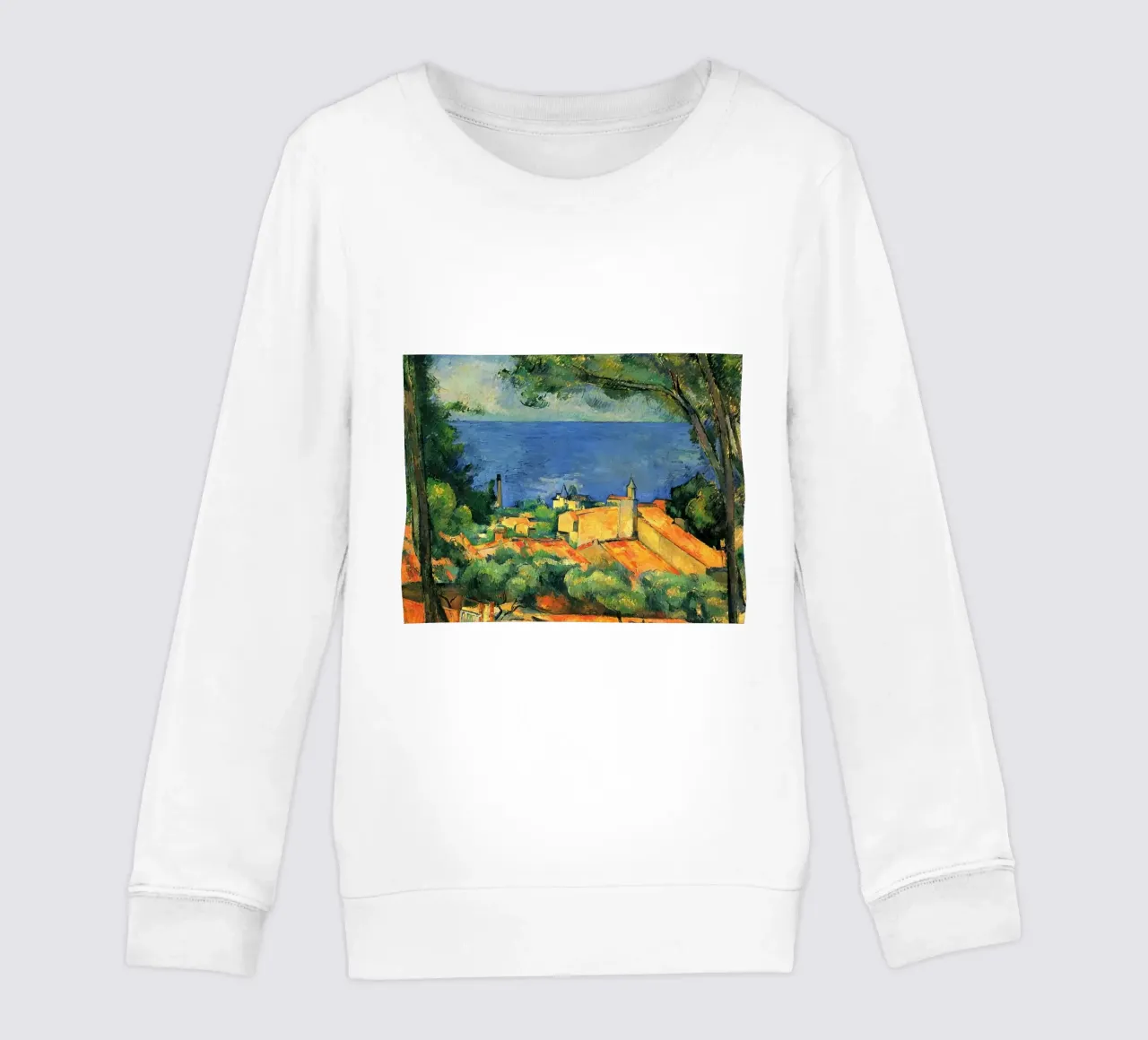 L'Estaque con i tetti rossi di Paul Cézanne felpa bambino da kaitlinparkershop