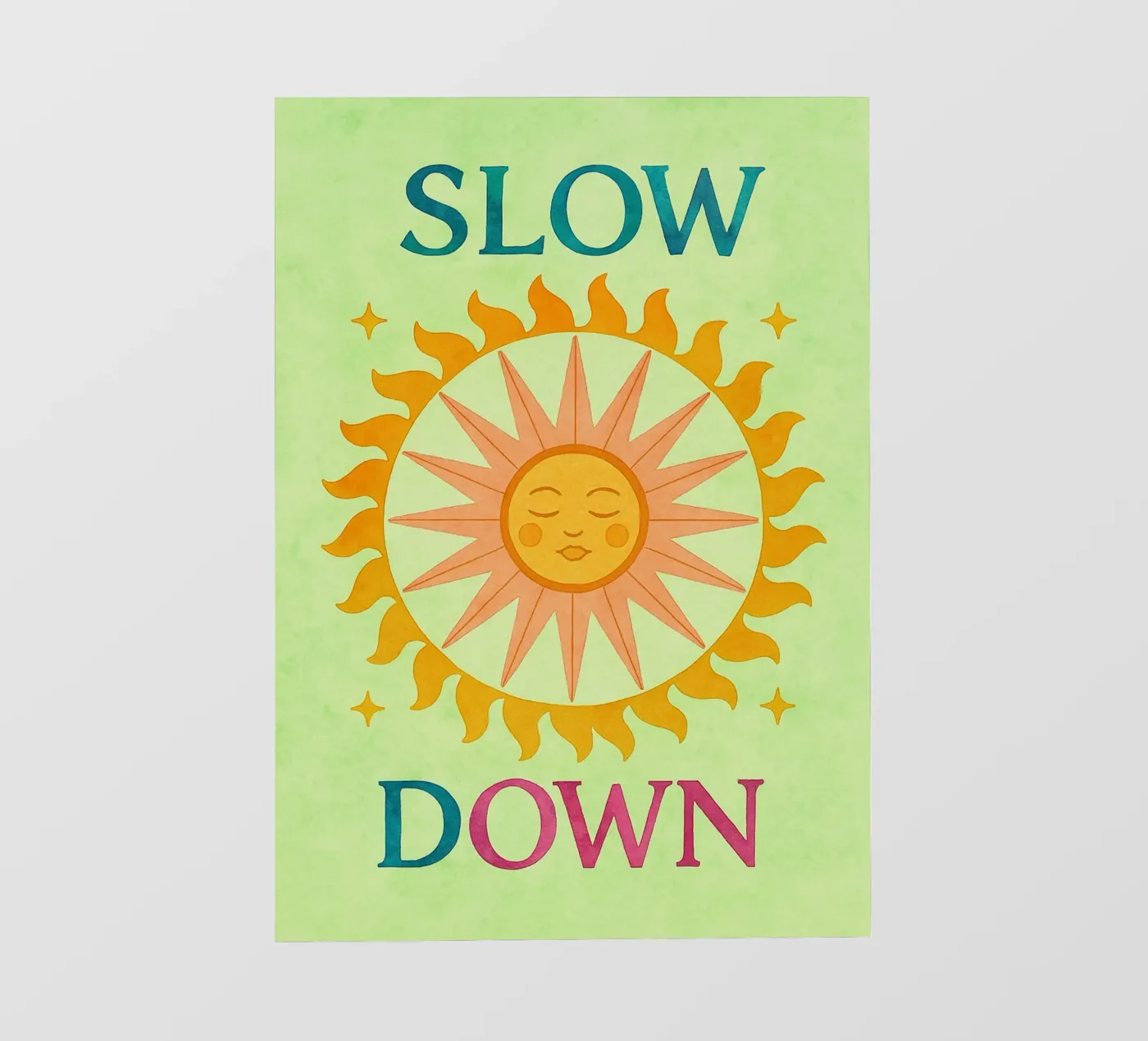 slow down fotobehang van Britania