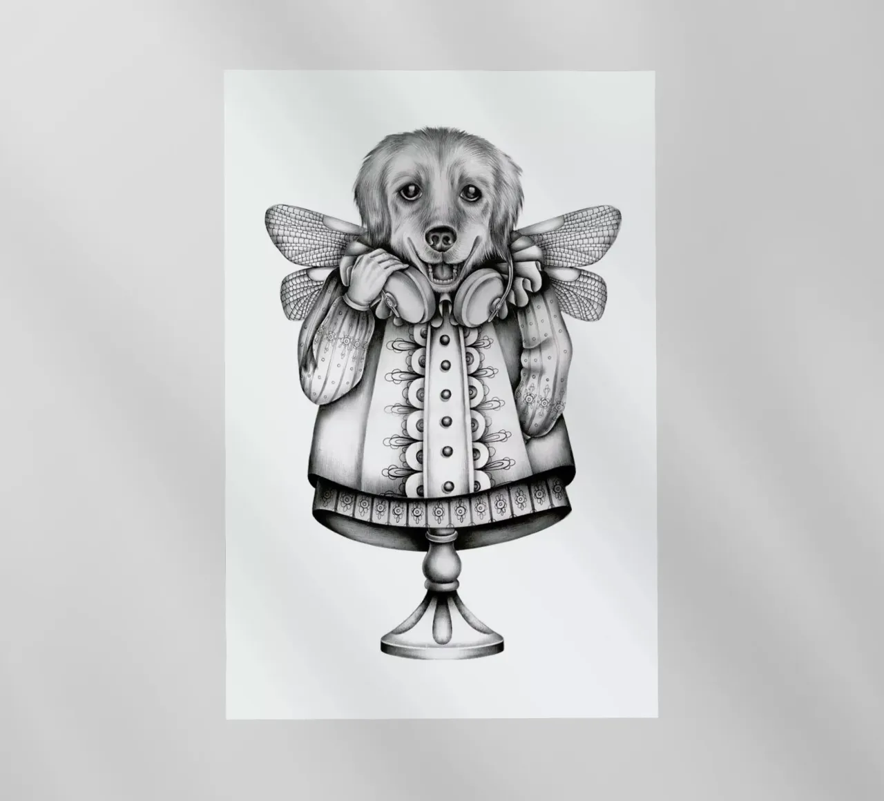 Dog pellicola backlit da Maria Vdovichenko