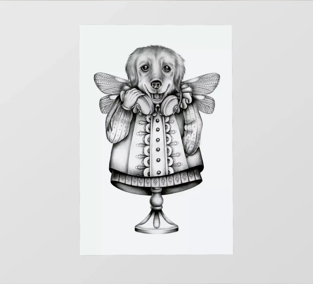 Dog pellicola backlit da Maria Vdovichenko