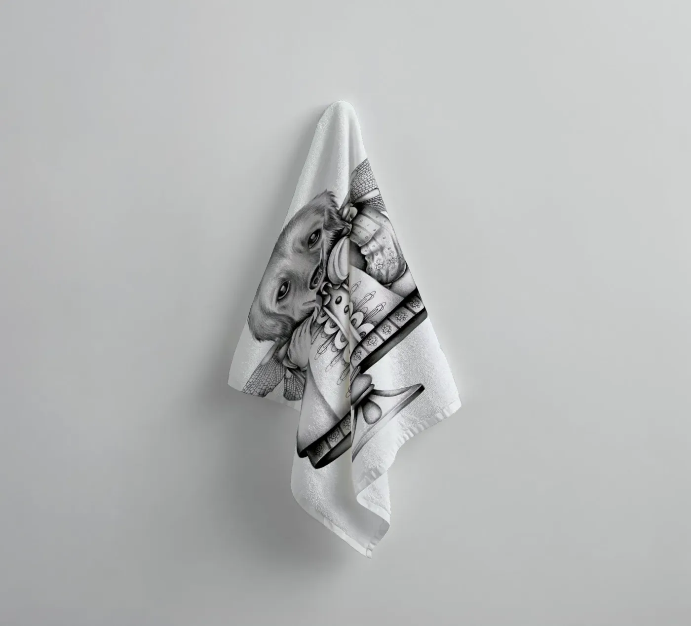 Dog towel by Maria Vdovichenko