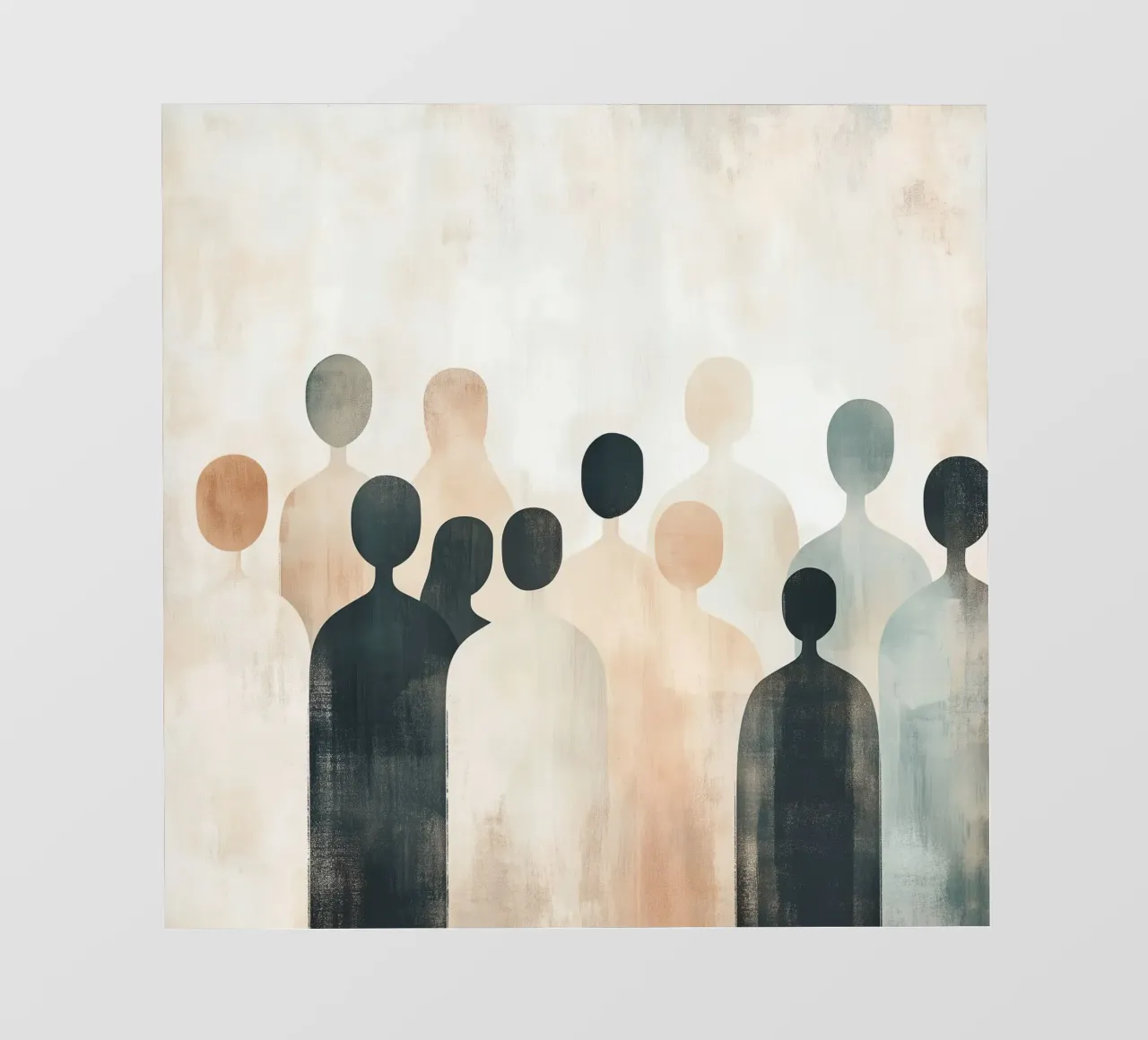 Persone astratte telo in pvc da Pictura