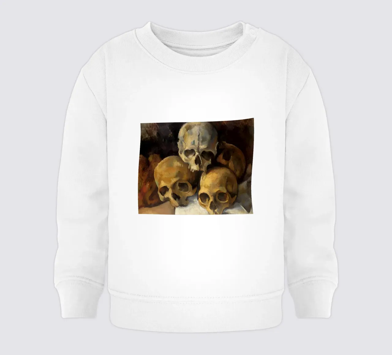 Piramide di teschi di Paul Cézanne felpa neonato da kaitlinparkershop