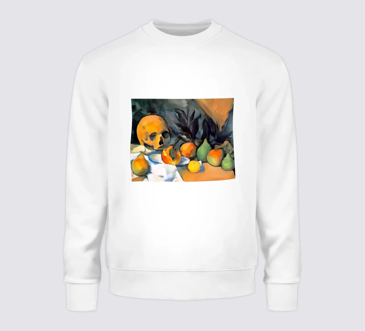 Teschio e frutta di Paul Cézanne felpa da kaitlinparkershop