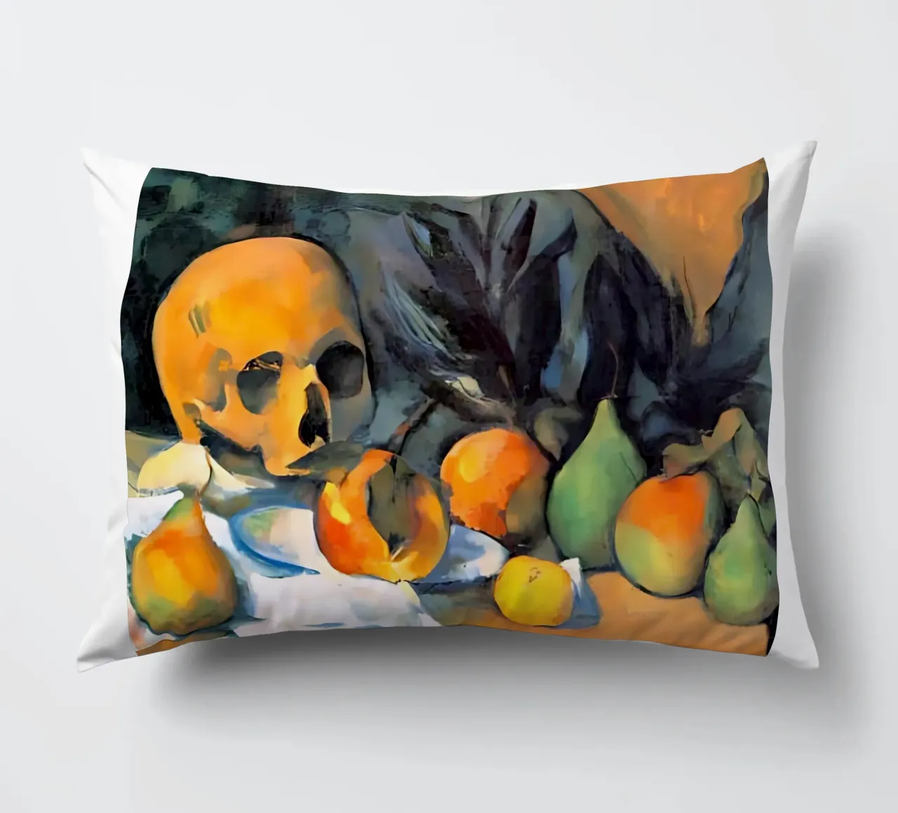 Teschio e frutta di Paul Cézanne cuscino da kaitlinparkershop