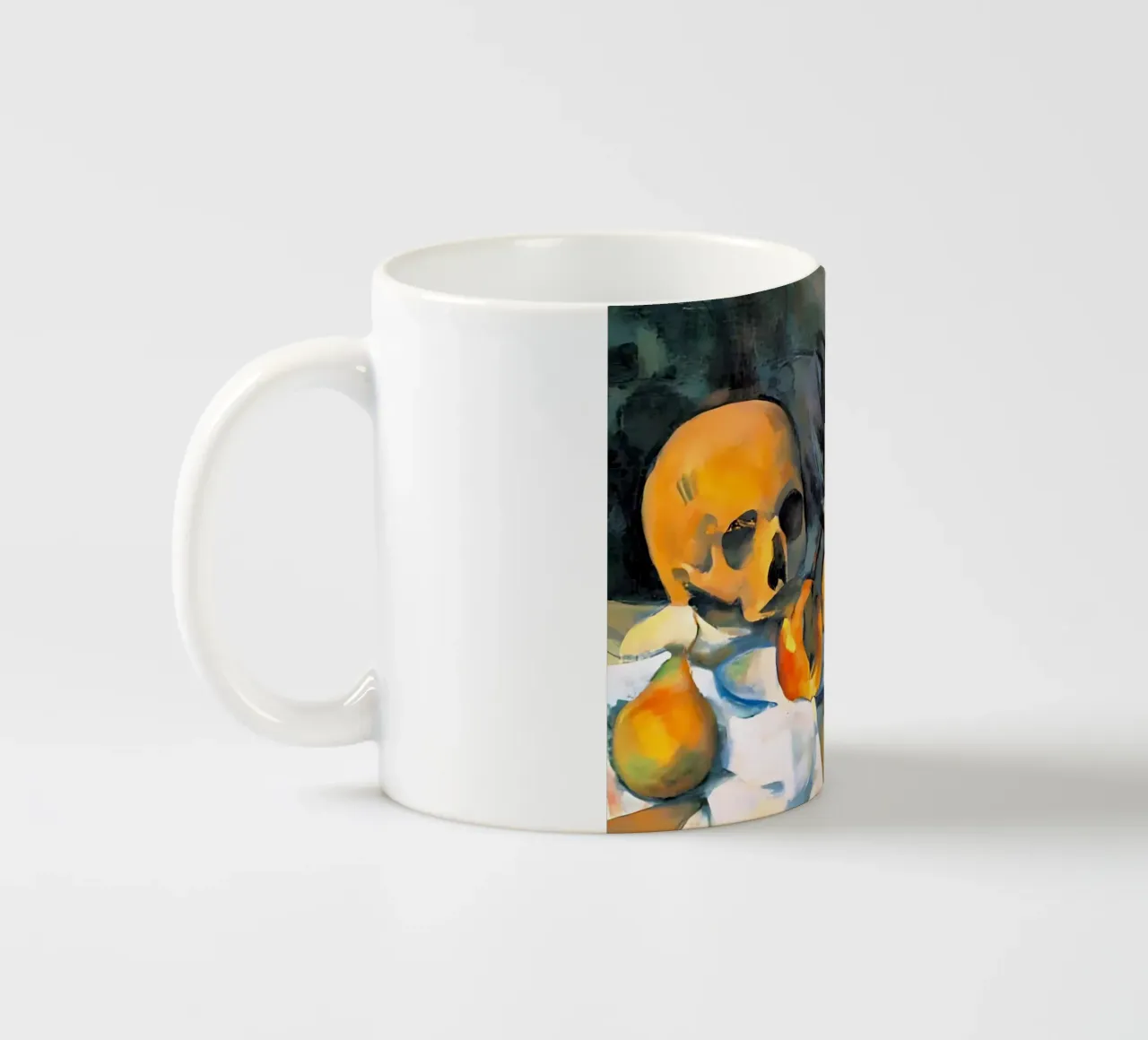 Teschio e frutta di Paul Cézanne tazza in ceramica da kaitlinparkershop