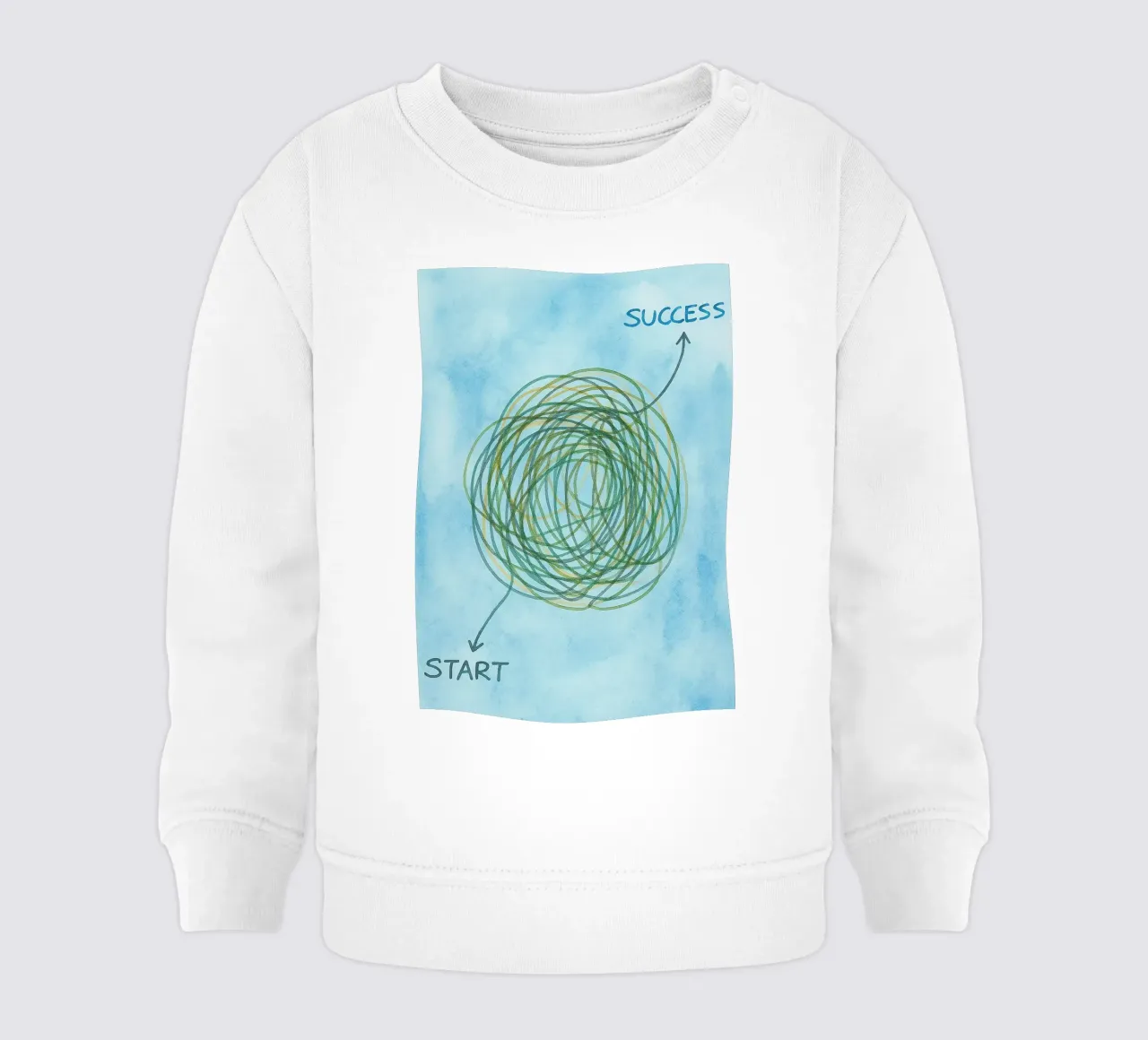 start to success baby sweatshirt by Britania