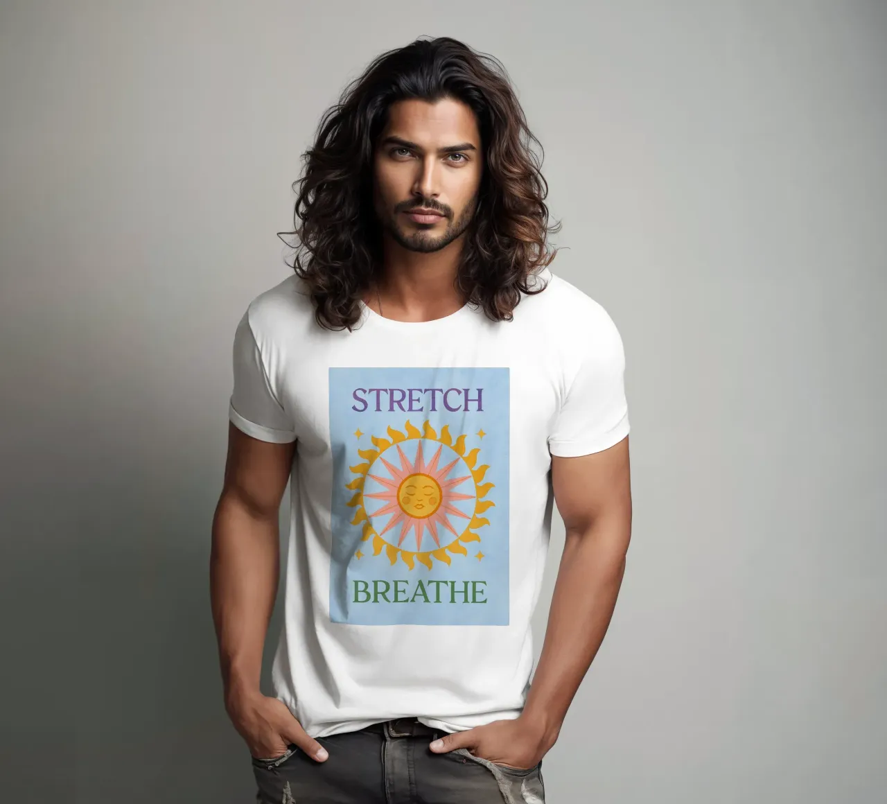 estirar respirar camiseta de Britania