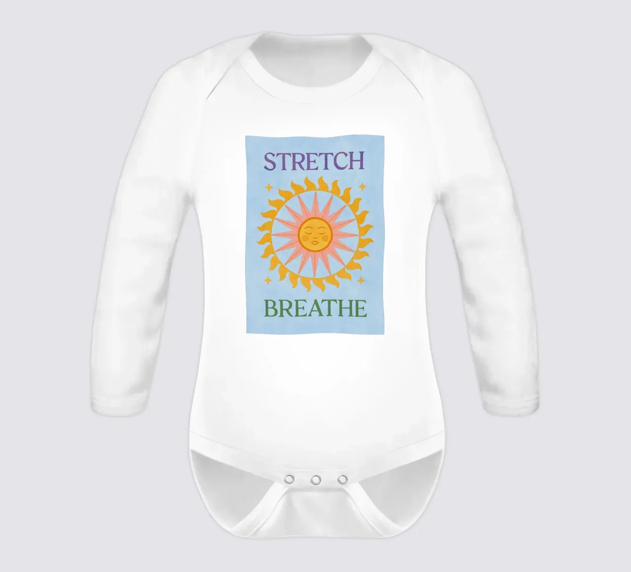 allungare respirare body neonato maniche lunghe da Britania