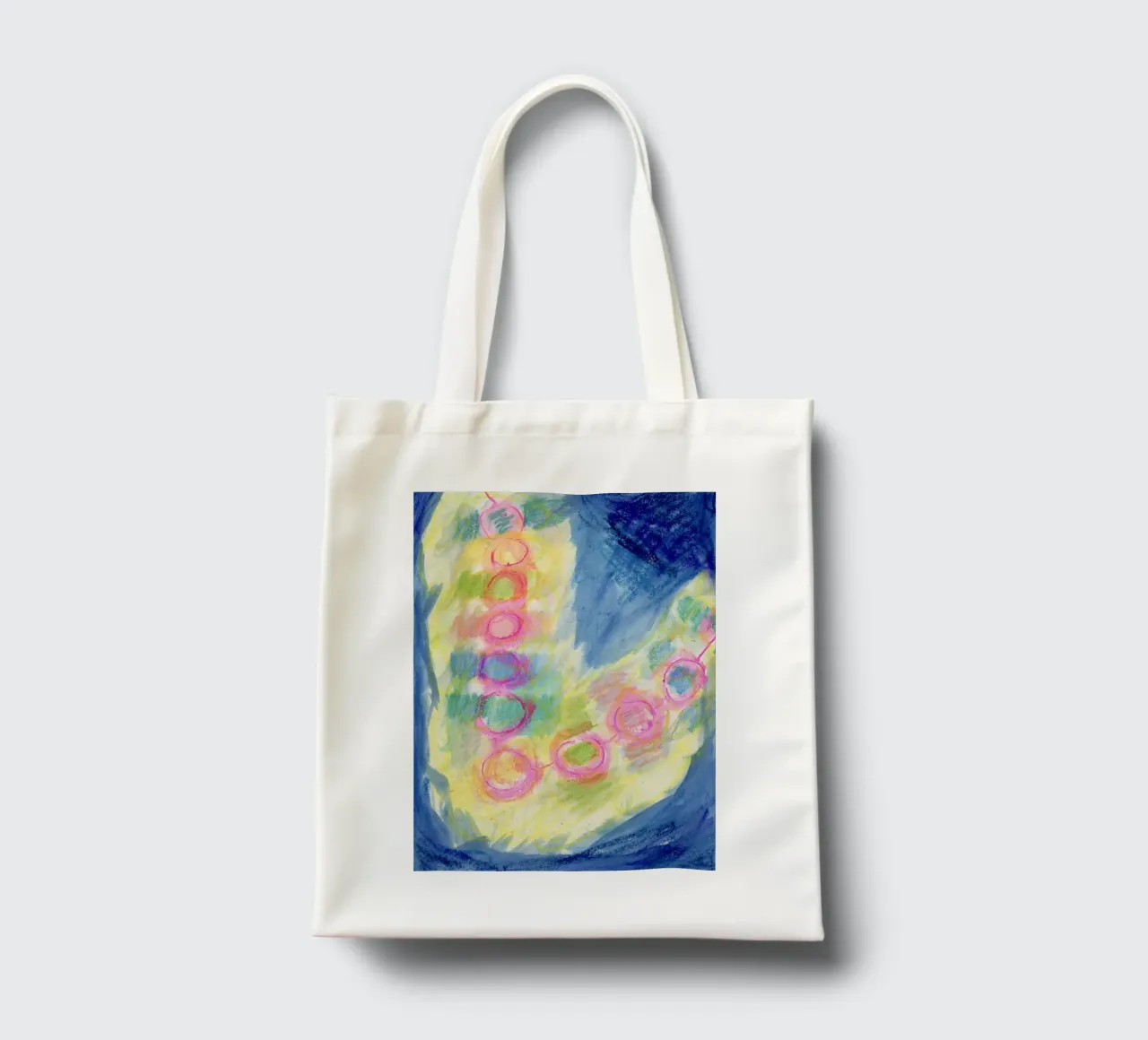 Abstract fairy lights tote bag by Nica Colorie