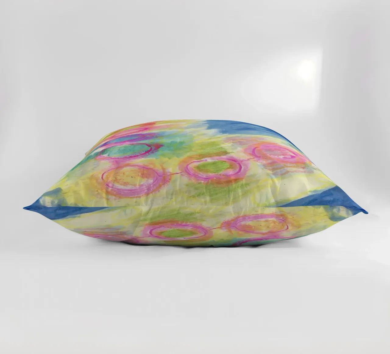 Abstract fairy lights decorative cushion by Nica Colorie