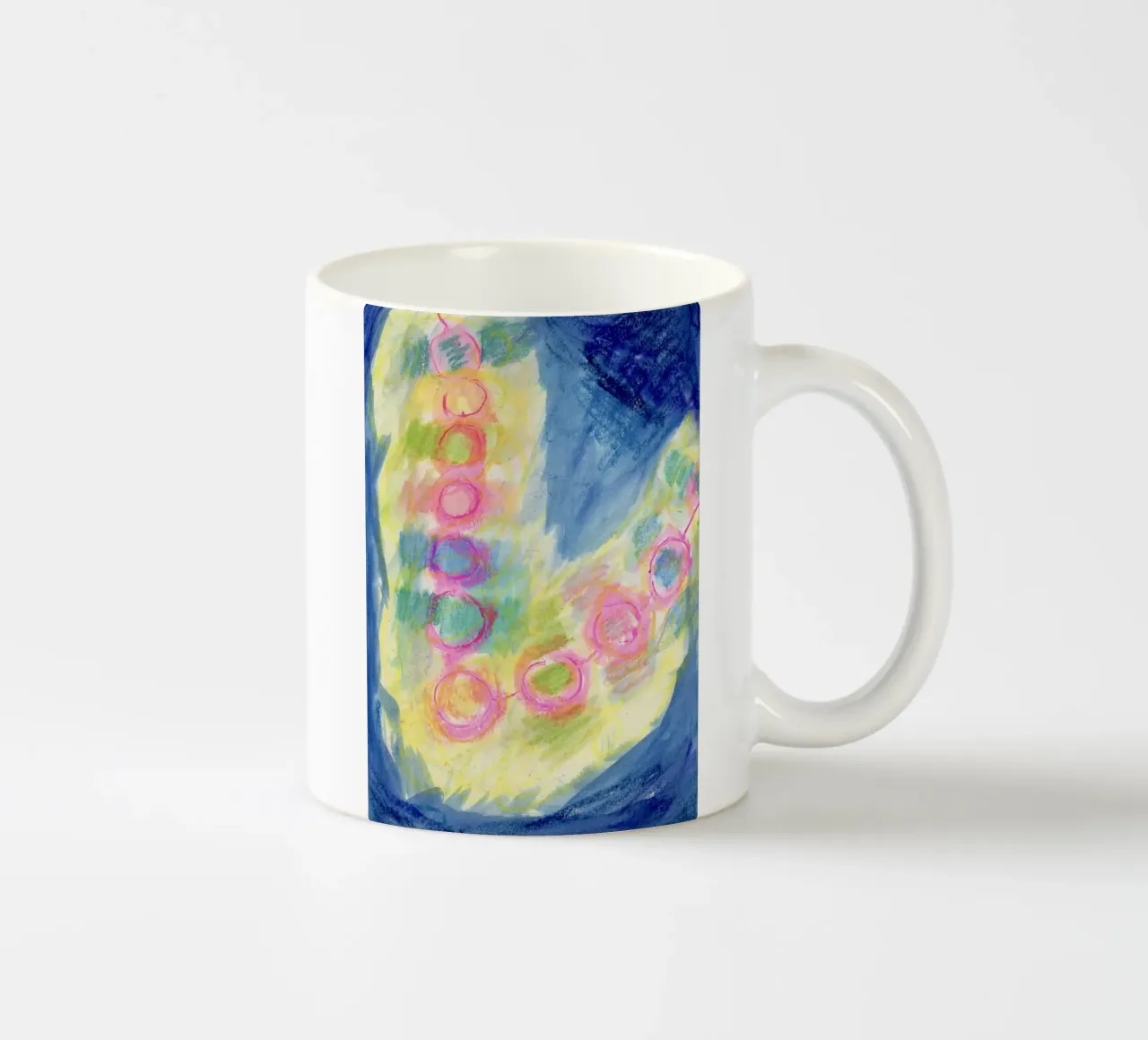 Luci astratte da fata tazza in ceramica da Nica Colorie