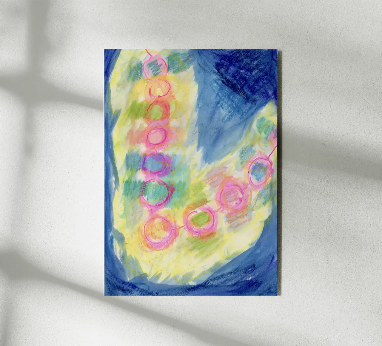 Abstract fairy lights forex plate by Nica Colorie