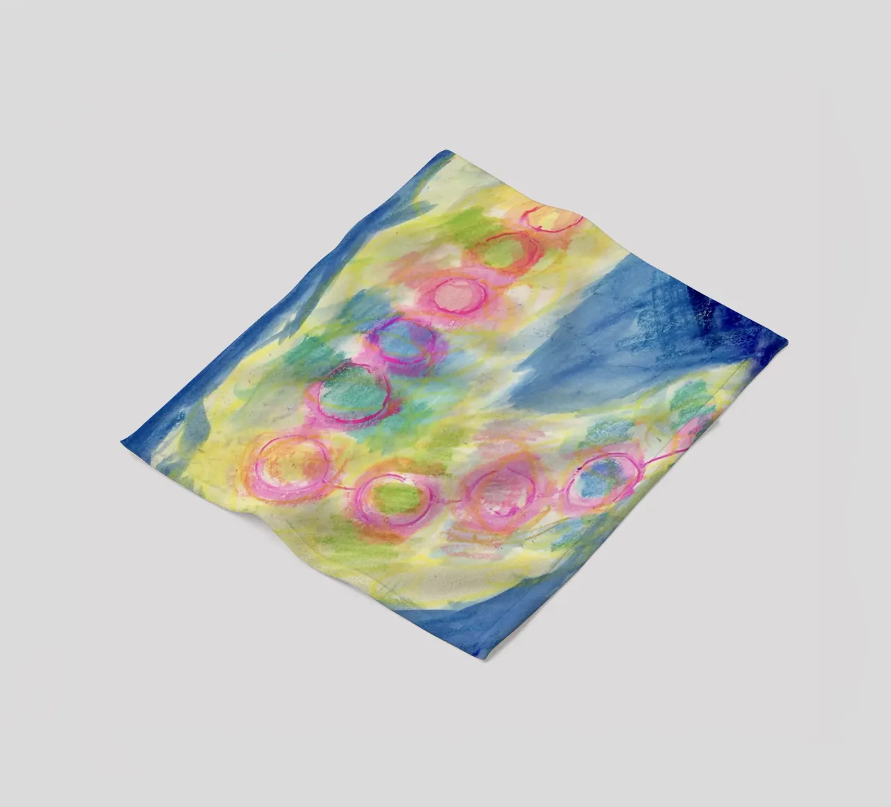 Abstract fairy lights fleece blanket by Nica Colorie
