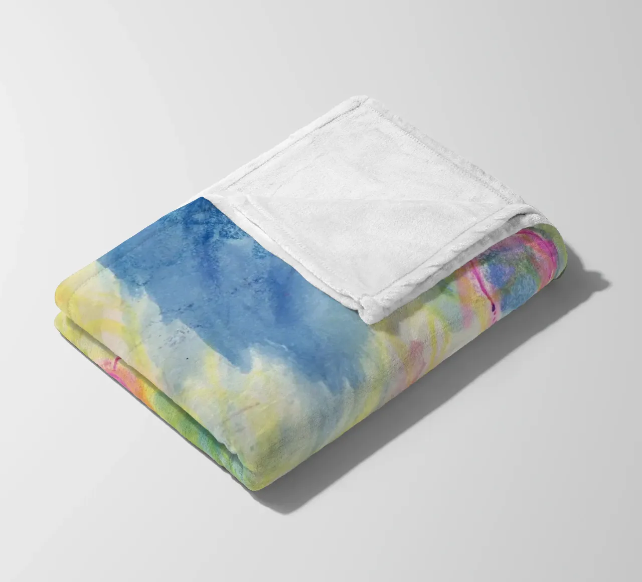 Abstract fairy lights fleece blanket by Nica Colorie