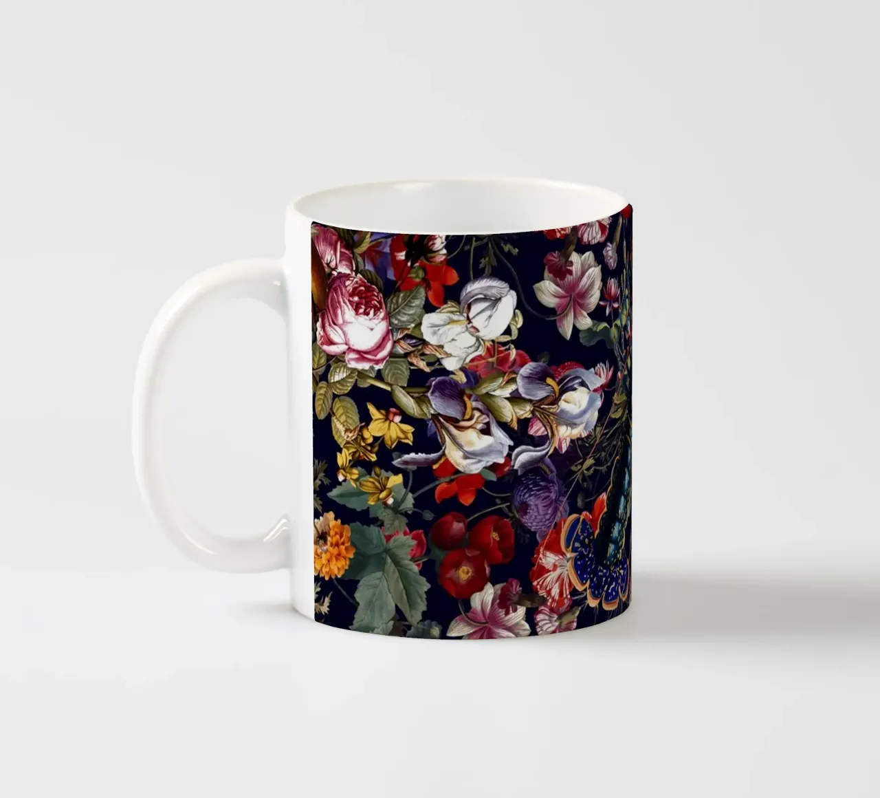 Floral Lobsters tazza in ceramica da burcukorkmazyurek