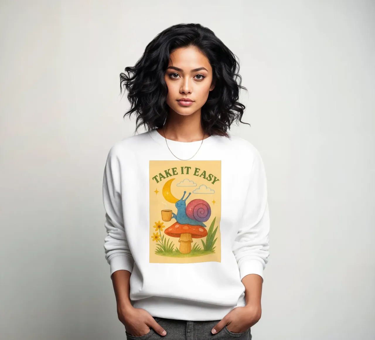 tómatelo con calma sudadera de Britania