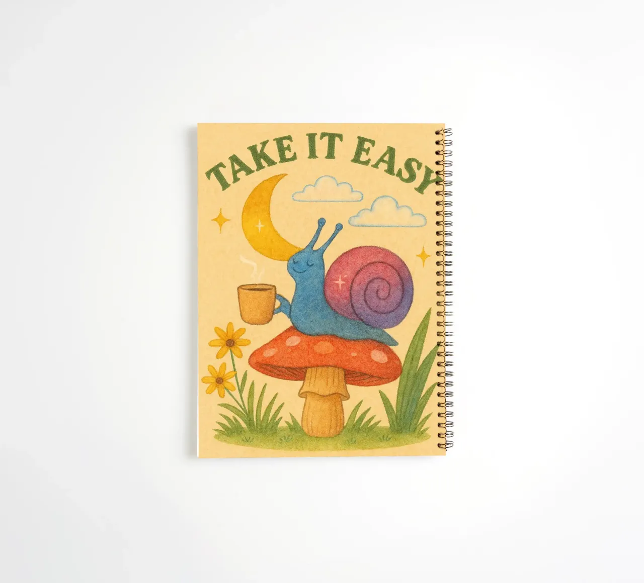 take it easy spiral notebook by Britania
