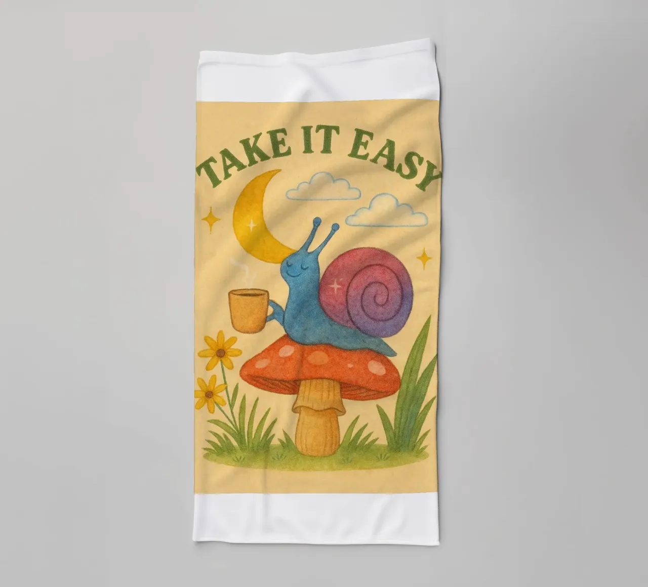 take it easy towel by Britania