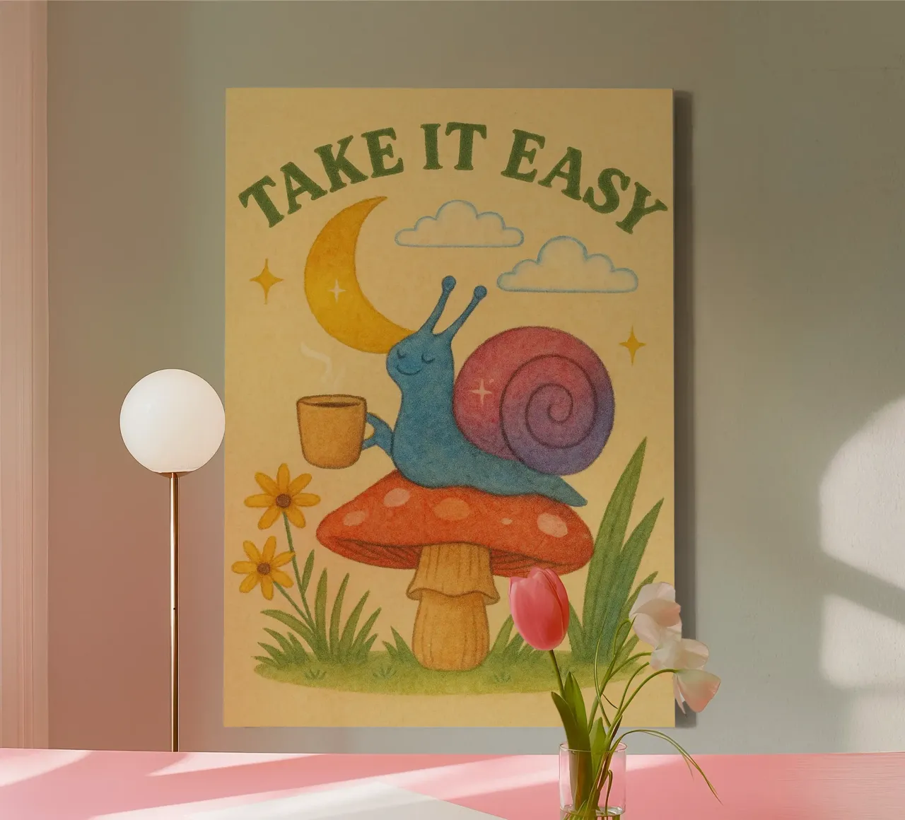 take it easy canvas by Britania