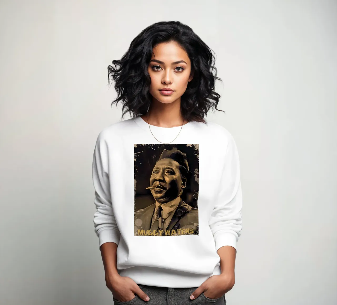 Muddy Waters vintage felpa da Lembayung art