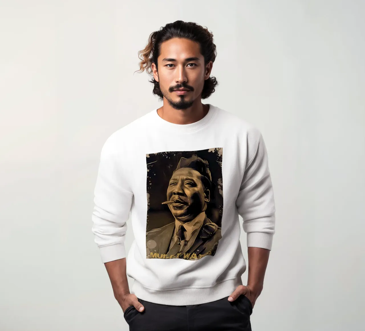 Muddy Waters vintage felpa da Lembayung art