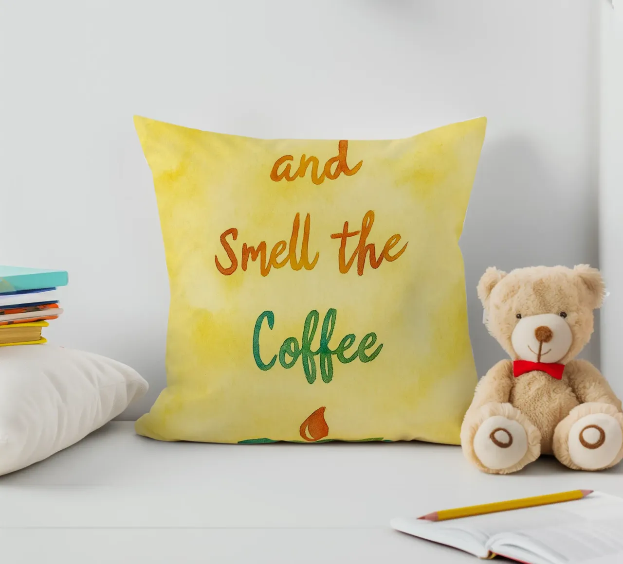 svegliarsi e sentire l'odore del caffè cuscino da Britania