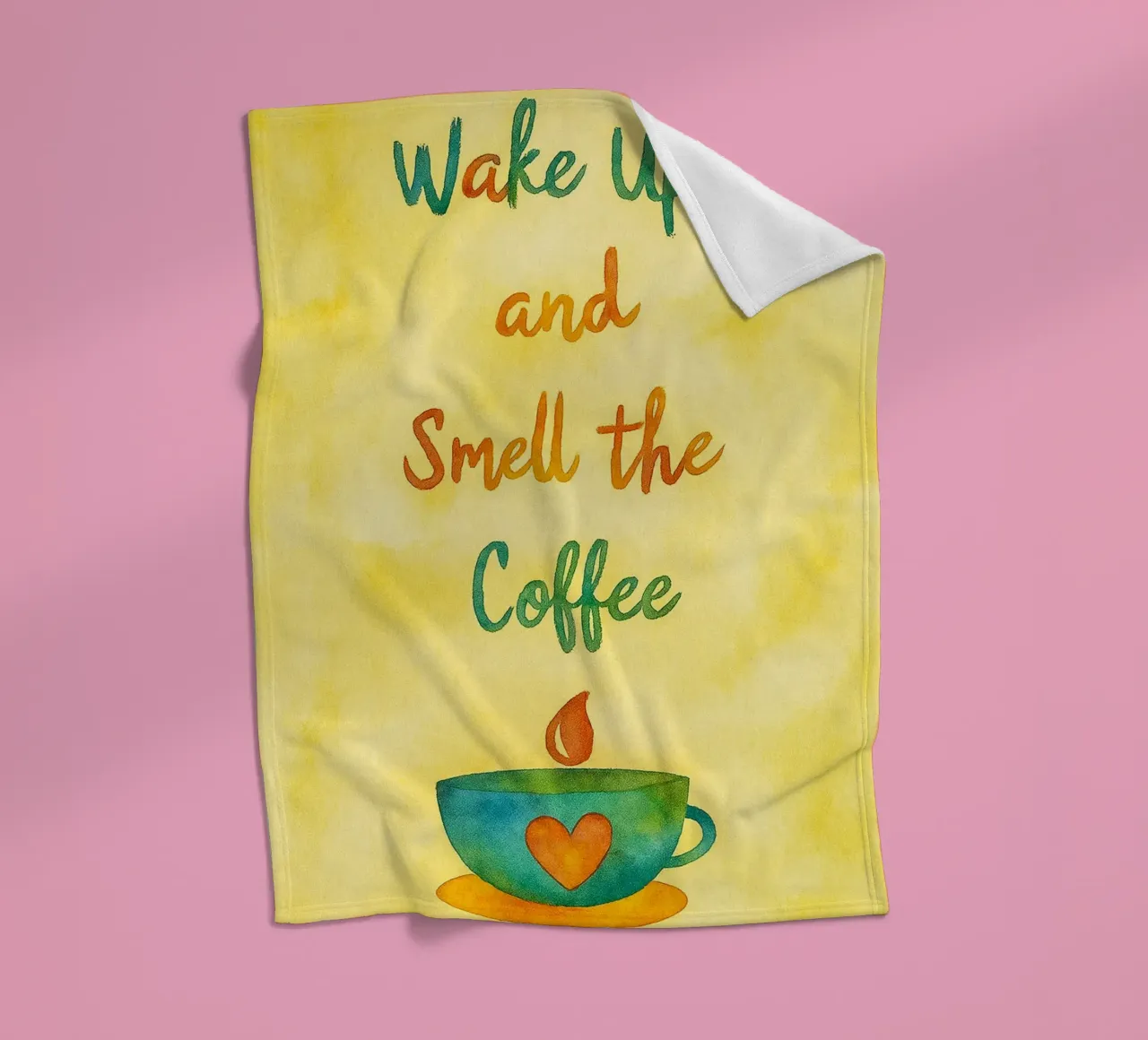svegliarsi e sentire l'odore del caffè coperta in pile da Britania