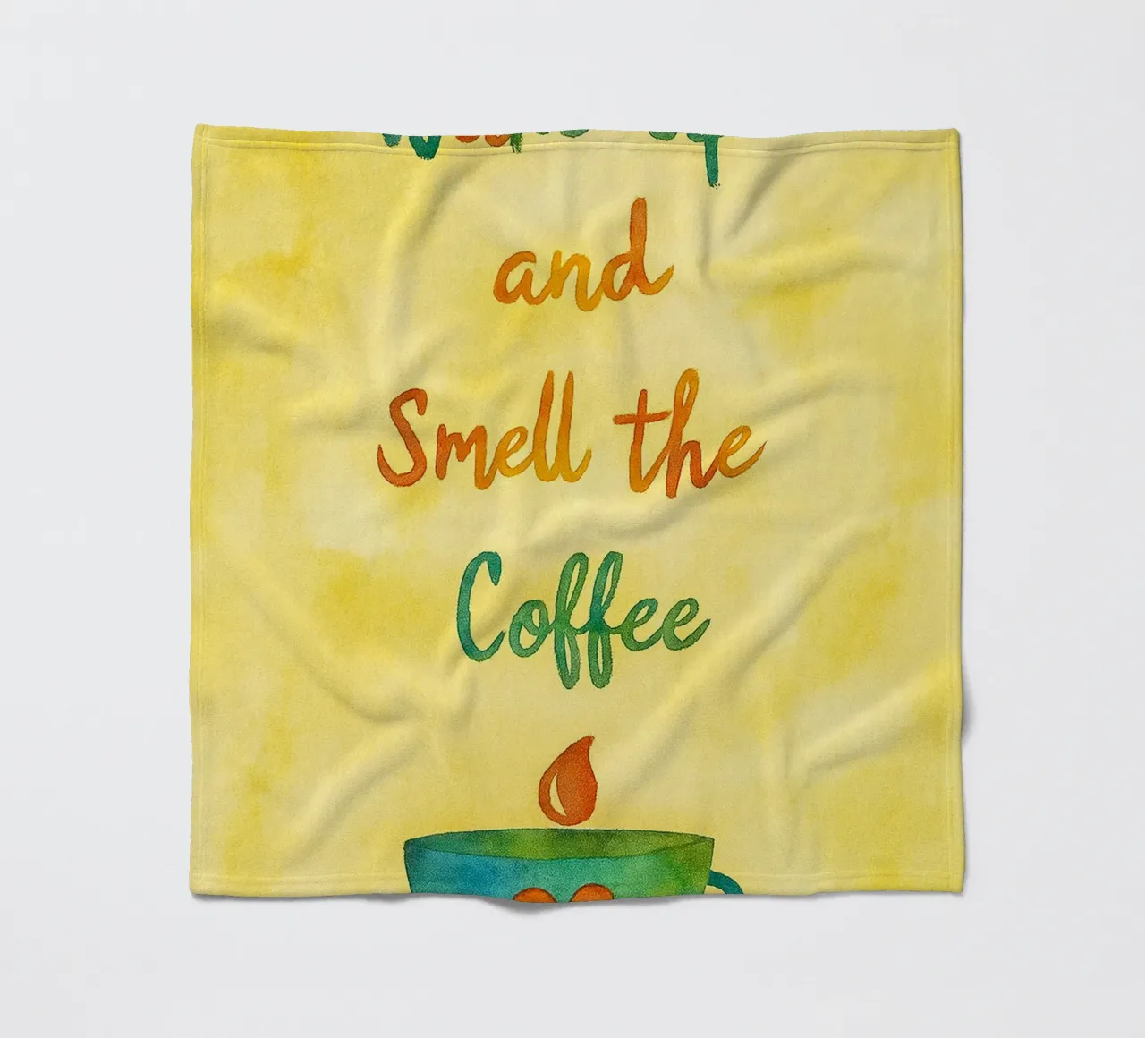 svegliarsi e sentire l'odore del caffè coperta in pile da Britania
