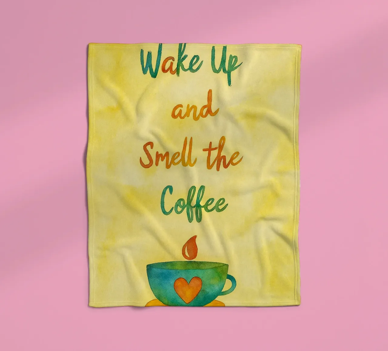 svegliarsi e sentire l'odore del caffè coperta in pile da Britania