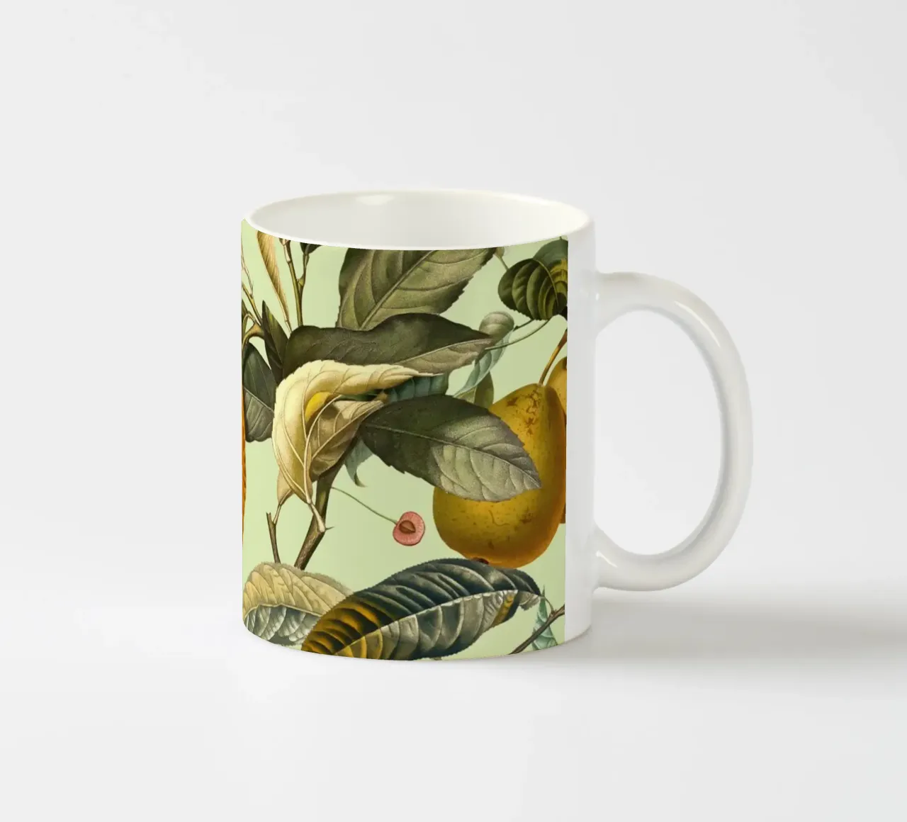 Vintage Fruit Pattern XIII tazza in ceramica da burcukorkmazyurek