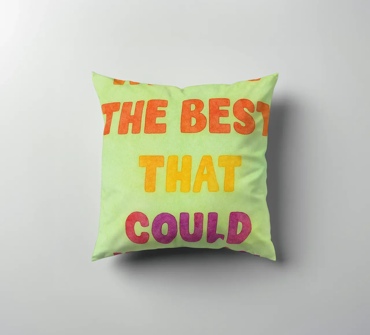 whats the best that could happens decorative cushion by Britania