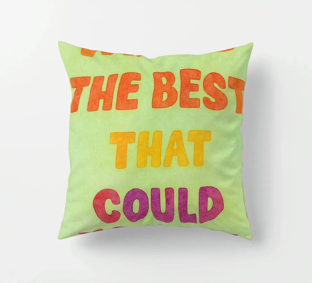 whats the best that could happens decorative cushion by Britania