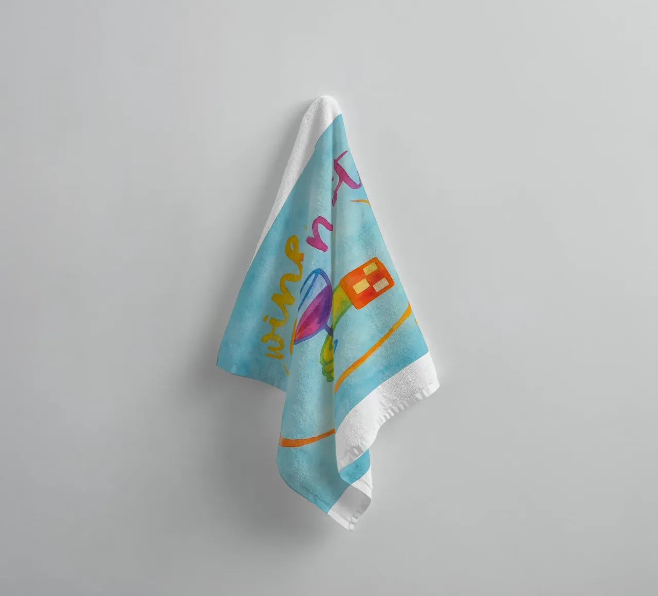 wine not towel by Britania