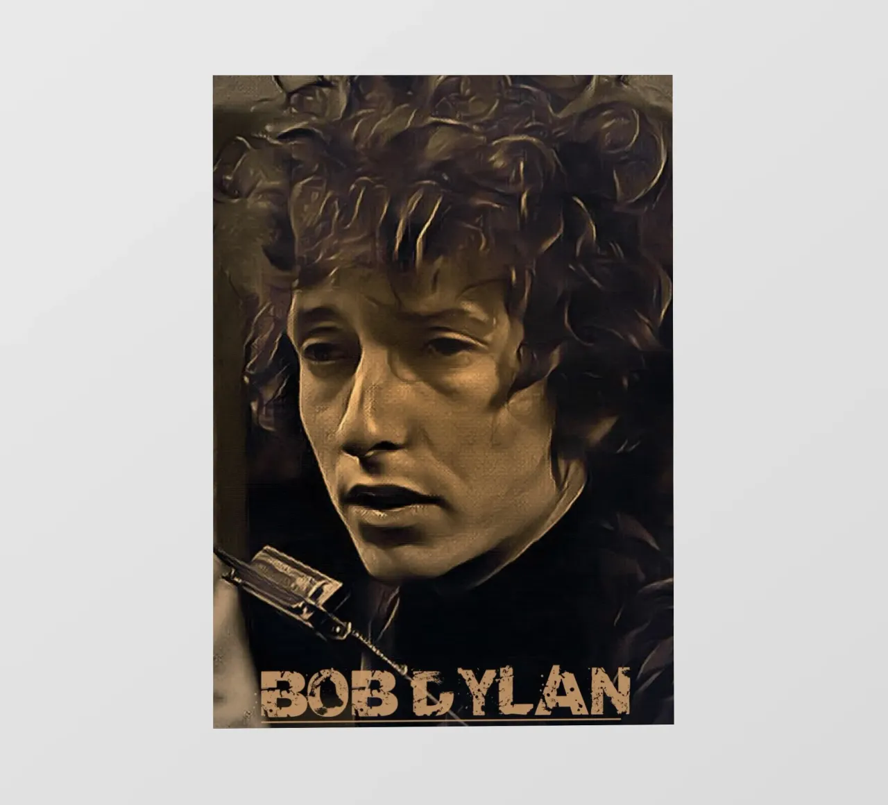 Bob Dylan vintage telo in pvc da Lembayung art