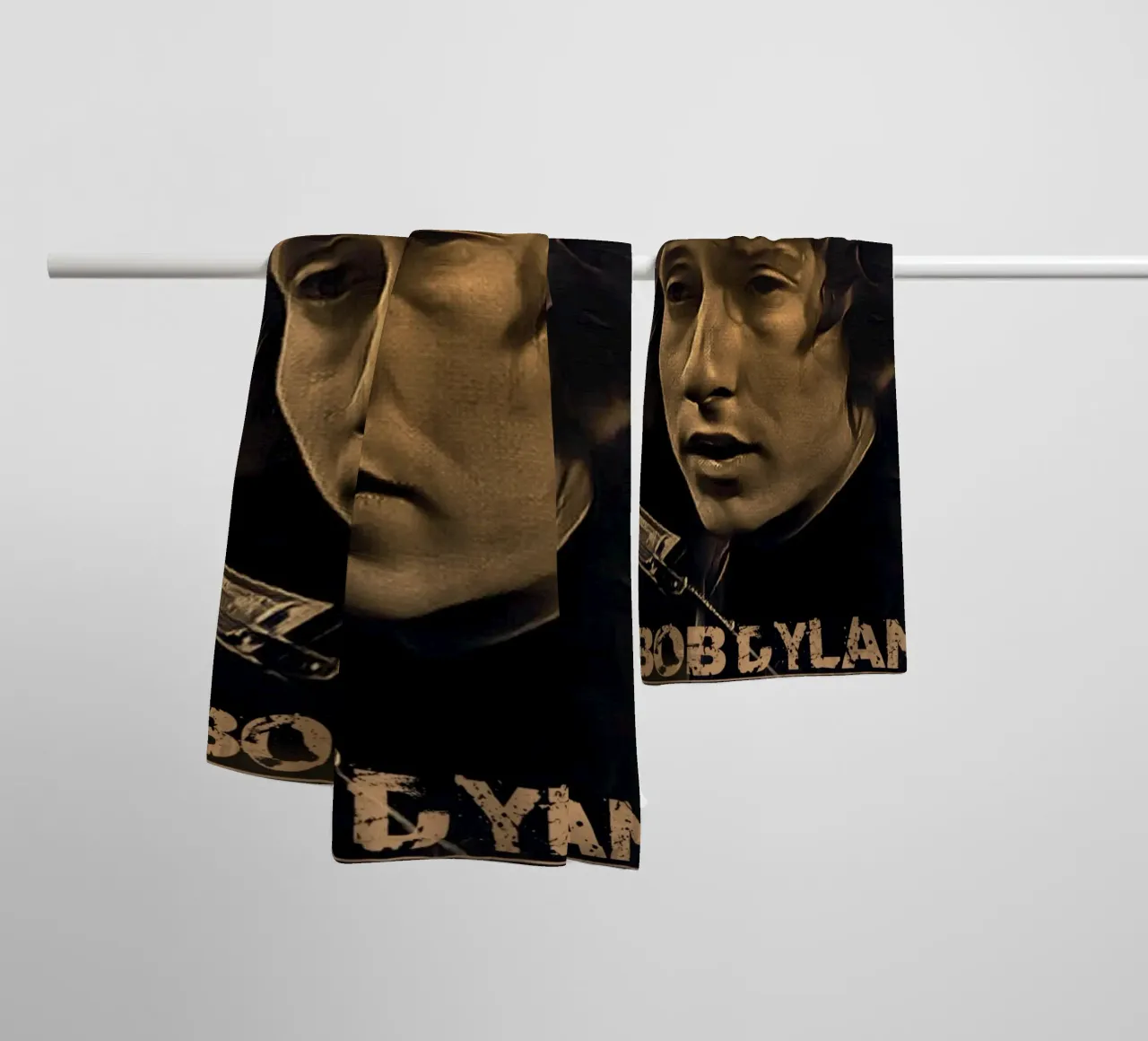 Bob Dylan vintage asciugamano da bagno da Lembayung art