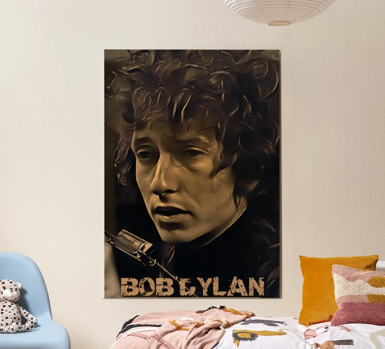 Bob Dylan vintage alu-dibond by Lembayung art