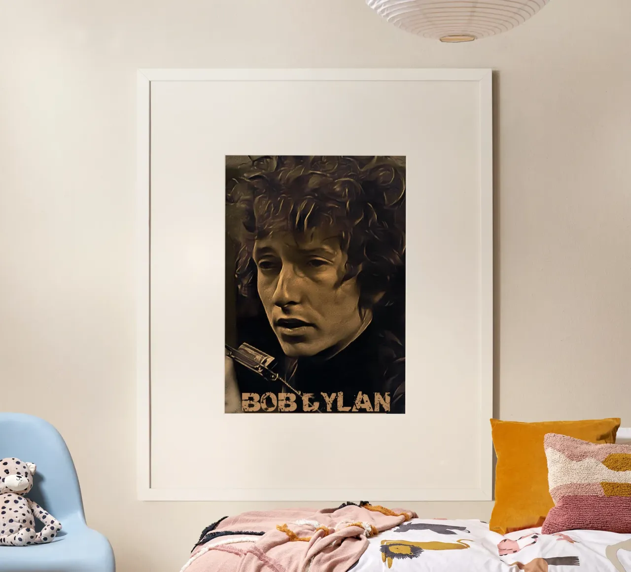 Bob Dylan vintage carta hahnemühle da Lembayung art