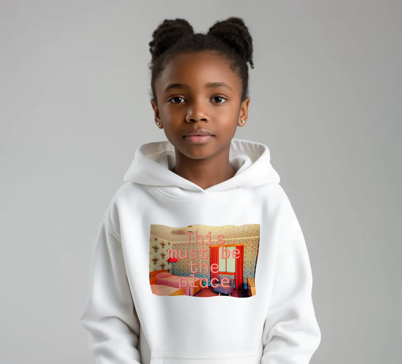 This Must be the Place kids hoodie by MsGonzalez